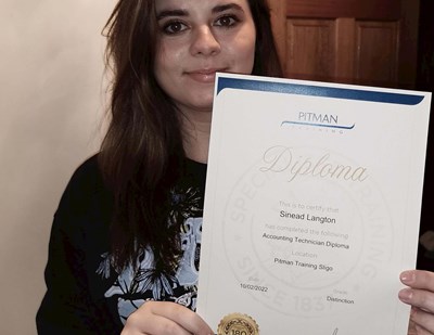 Pitman Training’s Connections Help Sinead Langton Find Her Dream Job in Accounting