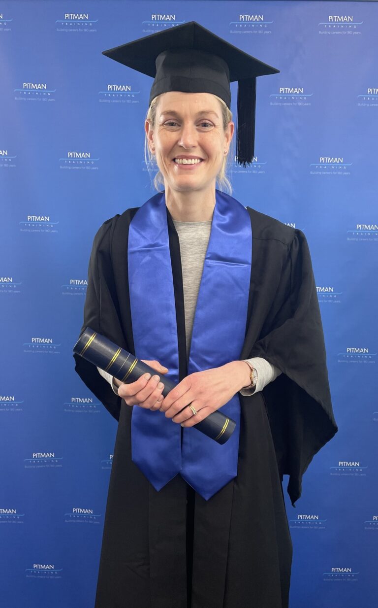 Siobhan Davis - Pitman Training Graduation