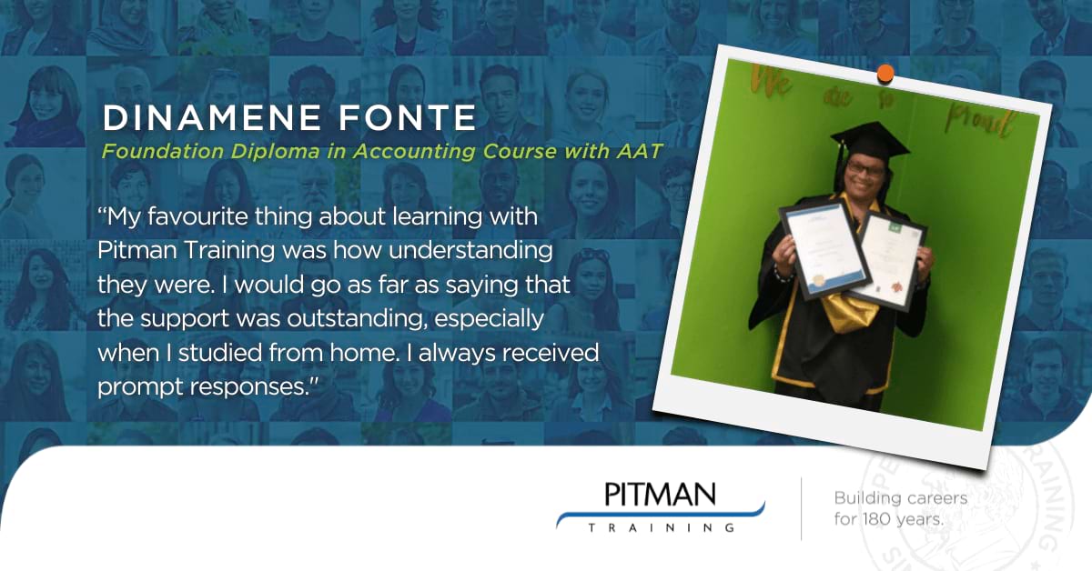 Dinamene Fonte, Foundation Diploma in Accounting Course With AAT